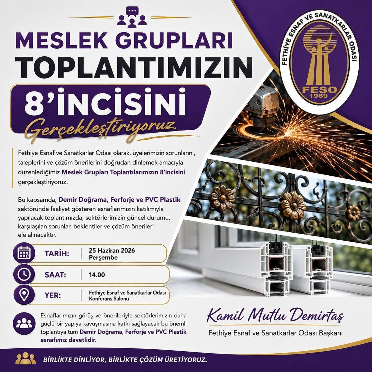 Meslek Grupları Toplantılarımızın 8’incisini gerçekleştiriyoruz. - Galeri 1