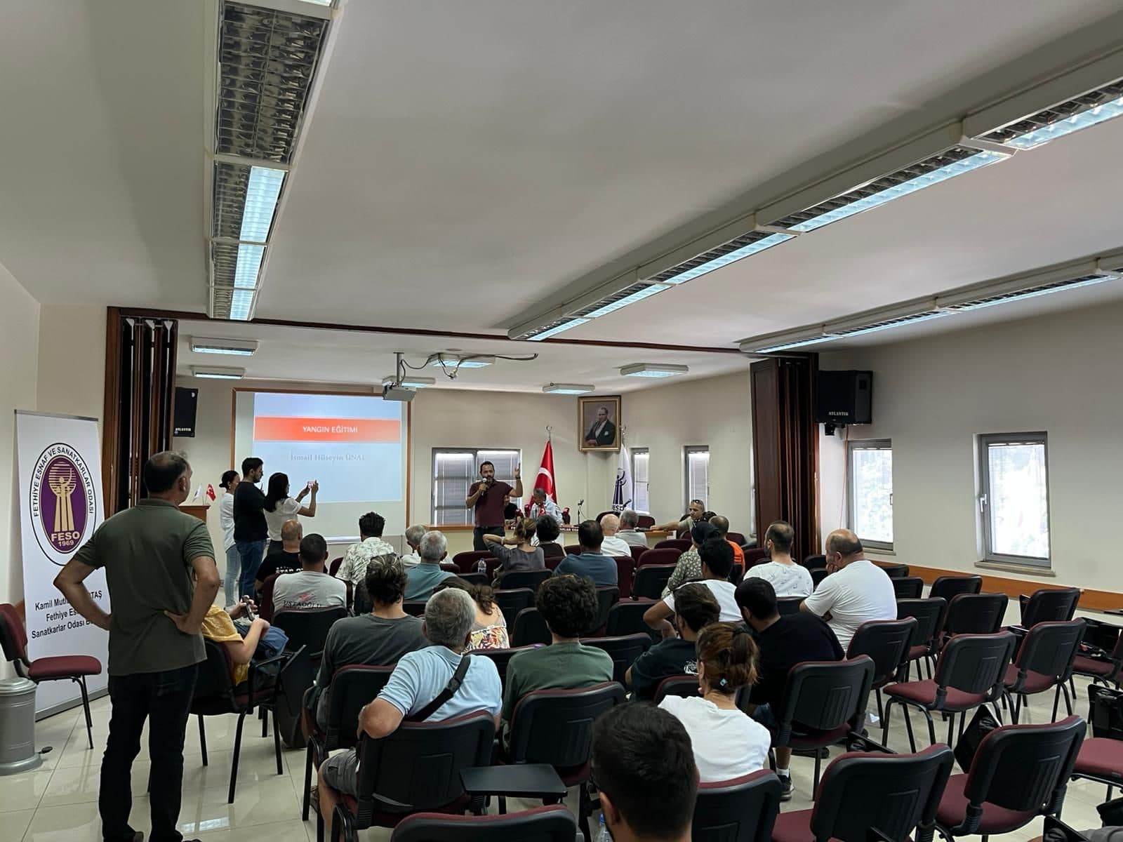 Ücretsiz Yangın Eğitimi programımızı yoğun katılım ve ilgiyle başarıyla tamamlamış bulunuyoruz. - Galeri 4