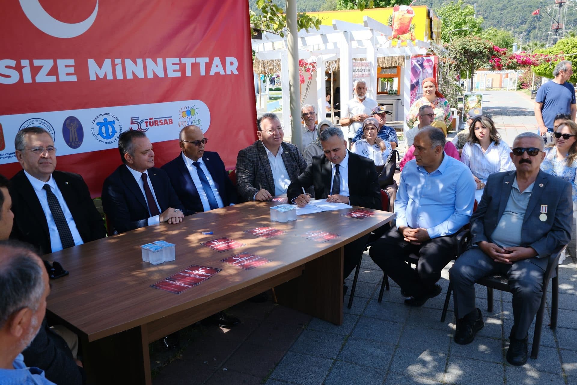 “Vatan Size Minnettar” projesinin protokol imza törenine katılım sağladık. - Galeri 5